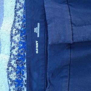 Navy blue pixie pants